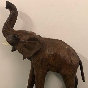 Vintage Leather Elephant